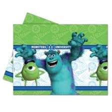 Disney monsters university inc kids party plastic table cover