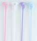 Balloon stick with cap - purple lilac