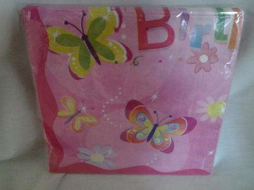 Butterfly party serviettes (20