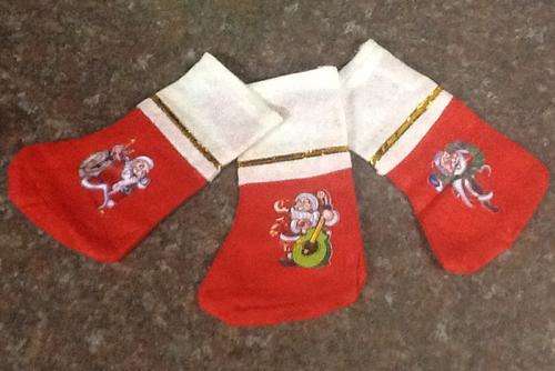 Christmas stocking gift / favor / sweet bag 20cm - xmas, price is per 1