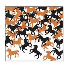 Horse confetti