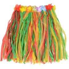 Hawaiian skirt for girls - multi color