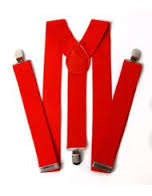 Dress up red suspenders was R35 now R20