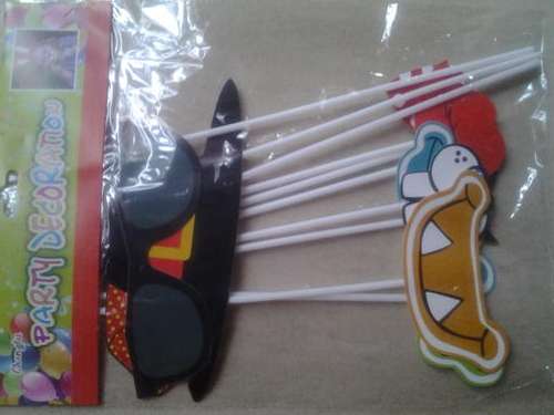 Photo props on sticks