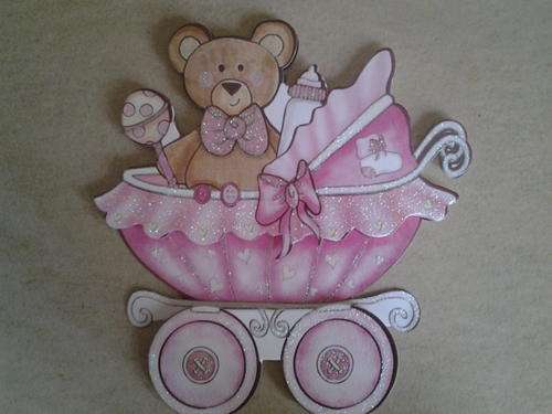 Baby shower 3d cardboard cut out perfect for party decor 27cm