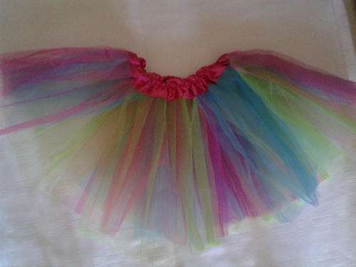 Rainbow tutu skirt