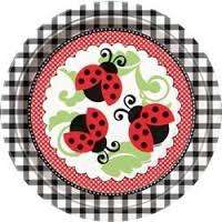 ladybug party paper plates (10)