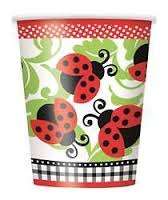 ladybug party paper cups (10)