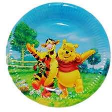 winnie the pooh kids party paper plates big (10 in pack)