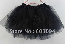 adult lady tutu skirt - black