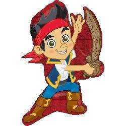 55x78cm jake and the Neverland pirates kids party Supershape Foil Balloon xl