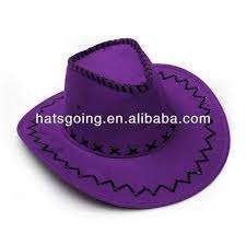 Purple girl cowboy hat