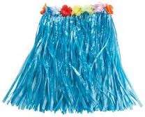 Hawaiian skirt for adult lady - blue