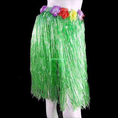 Hawaiian skirt for adult lady - green