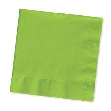 green party serviettes (20)