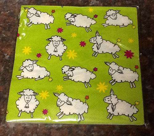 Farm animal party serviettes (20 in pack)