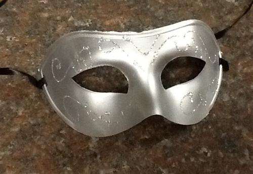 Silver mask - dress up