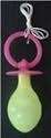 Big plastic dummy for babyshower - pink