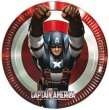 Marvel avengers captain america kids party big paper plates (10)