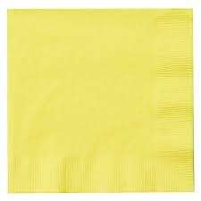 Yellow serviettes (20)
