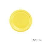 Yellow big paper plates (10)