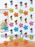 Hula girl string dangler