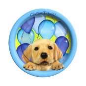 Dog or puppy party big paper plates (8)