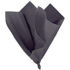 Tissue paper - 10 sheets per pack - sheets 20inx26in - black
