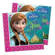 Frozen Anna serviettes