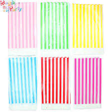 Light blue and white stripe plastic table cover