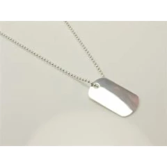 Army dog tag . 45cm chain