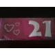 21st birthday sash