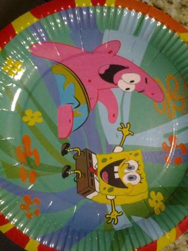 Spongebob party paper plates(10)