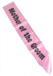 Mother of the Groom Sash