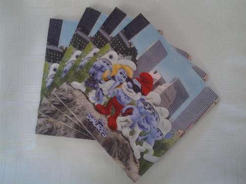 Smurfs serviettes (20)