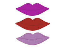 Lips confetti