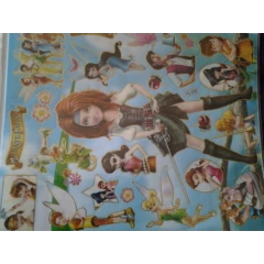 Tinkerbell pirate sticker sheet