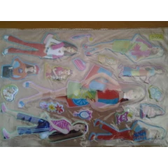 Barbie puffy sticker sheet