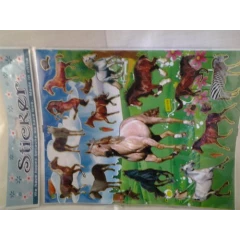 Horse sticker sheet