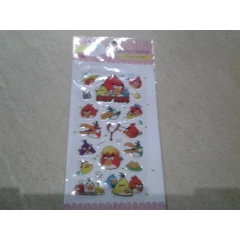 Angry birds puffy sticker sheet