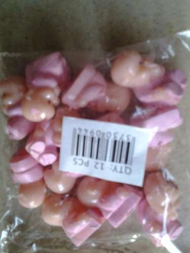 Baby shower plastic babies
