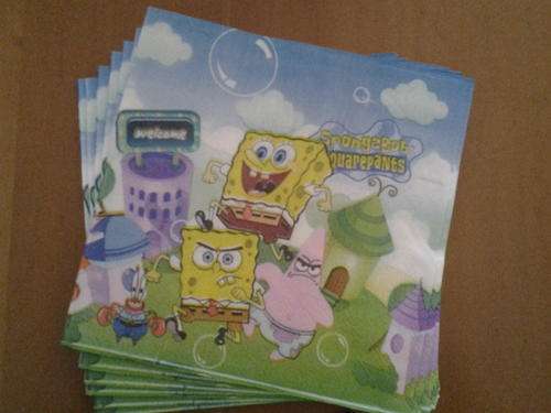 Spongebob party serviettes (20)
