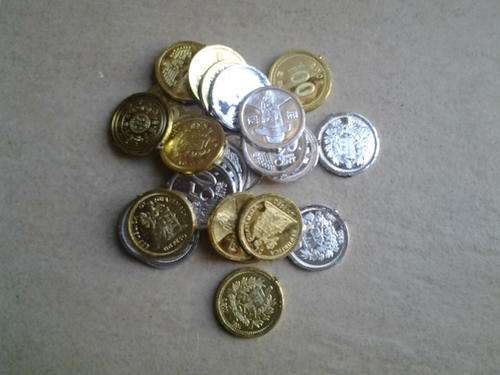 Pirate plastic money coins