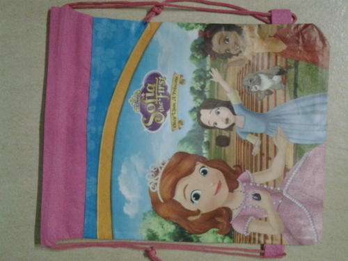 Sofia the First stringbag 35x28cm was R20 now R12