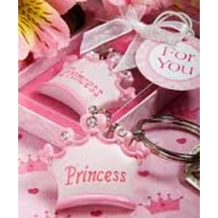 Princesskeyring, Perfect for baby shower thank you gift