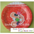 Minnie mouse kids party plates (10)