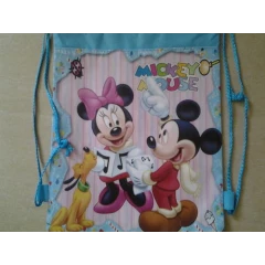 Minnie and Mickey mouse stringbag 35x28cm was R20 now R12