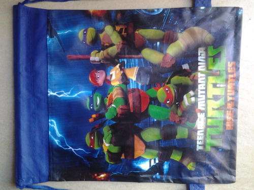 TMNT turtle stringbag 35x28cm