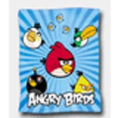 Angry Birds polar fleece blanket, 120x150cm, was R80 now R60