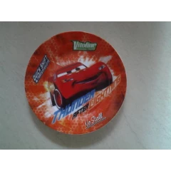 Cars mcqueen glass plate